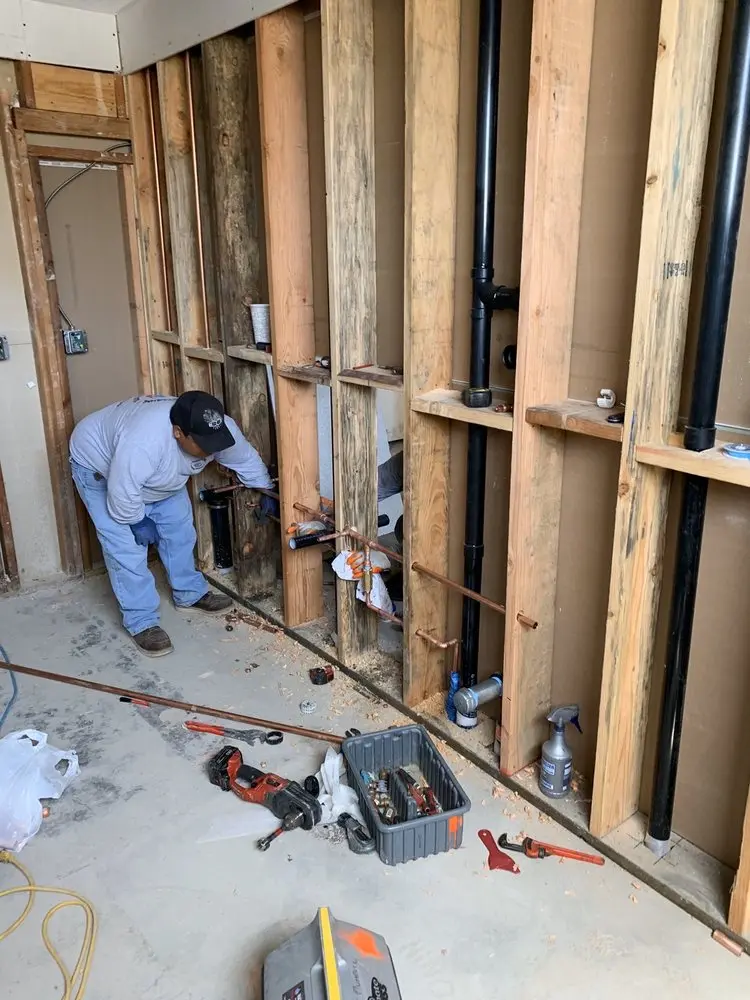 Commercial rough-in plumbing for Gas Line Repair in Downtown Ansonia